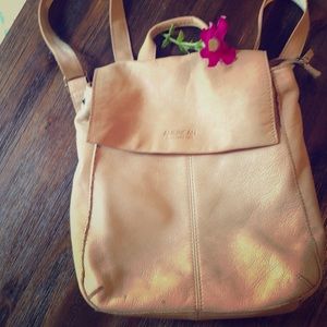 American Eagle leather backpack